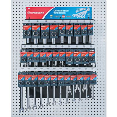 Apex Tool Group 32 Piece SAE/Metric Combination Wrench Waterfall Display, Inch; Metric, CMHTCW