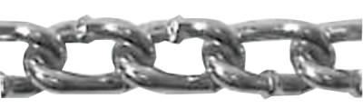 Apex Tool Group Twist Link Machine Chains, Size 3, 255 lb Limit, Blu-Krome, 0320324