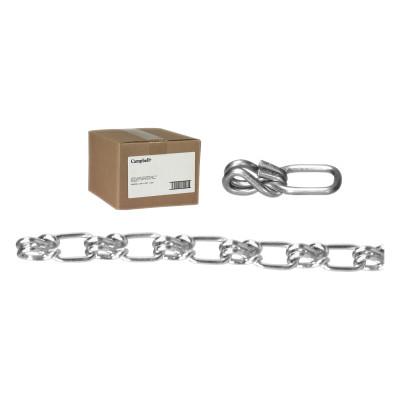 Apex Tool Group Lock Link Single Loop Chains, Size 2, 155 lb Limit, Galvanized, 0740234