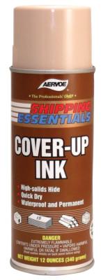 Aervoe Industries Cover-Up Ink, 12 oz Aerosol Can, Tan, 2811