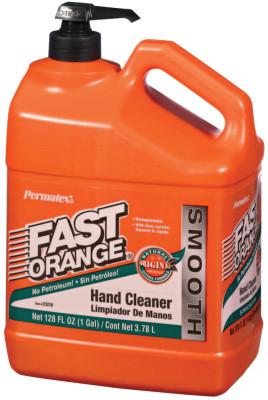 Permatex® Fast Orange Smooth Lotion Hand Cleaners, Citrus, Bottle w/Pump, 1 gal, 23218