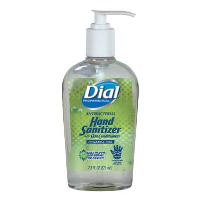 Dial® Professional Antibacterial Gel Hand Sanitizer with Moisturizers, 7.5oz Pump Bottle, 01585