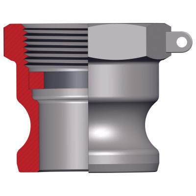 Dixon Valve Andrews/Boss-Lock Type A Cam and Groove Adapters, 1 in (NPT) Female, Stainless, 100-A-SS