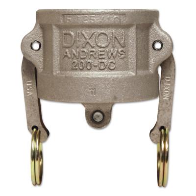 Dixon Valve Andrews Type DC Cam and Groove Dust Caps, 3 in, Aluminum, 300-DC-AL