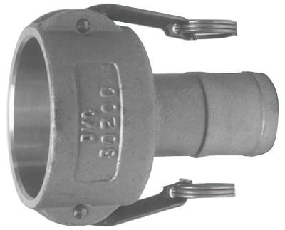 Dixon Valve Andrews Part C Cam and Groove Coupler x Hose Shanks, 2 in, 3020-C-AL