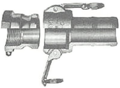 Dixon Valve Andrews Cam and Groove Coupler x Adapters, 4 in, 3040-DA-AL