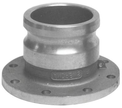 Dixon Valve Andrews Adapter x Round Tank Truck Flanges, 4 in, 400-ALT-AL