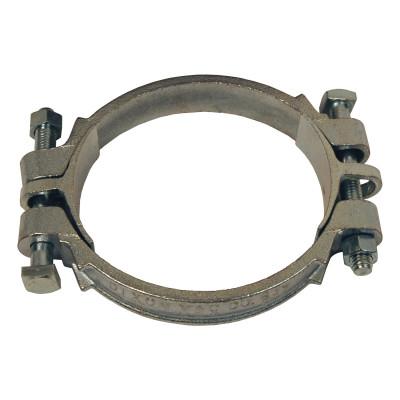 Dixon Valve Double Bolt Hose Clamps, 3 1/2"-3 13/16" Hose OD, Malleable Iron, 25/Bx, 400