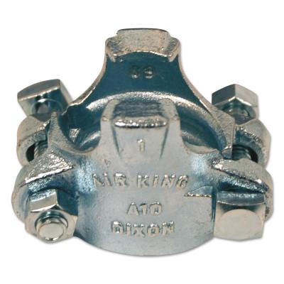 Dixon Valve Air King Clamps, 1 1/2 in-1 13/16 in Hose OD, Malleable Iron, A14