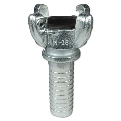 Dixon Valve King 4-Lug Quick Acting Couplings, 1 1/2 in x 1 17/32 in Male, Malleable Iron, AM21