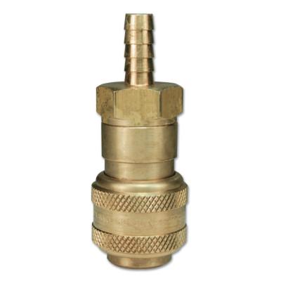 Dixon Valve Air Chief Industrial Automatic Coupler Standard Hose Barb, 1/2 x 1/2 in, Brass, 4DS4-B