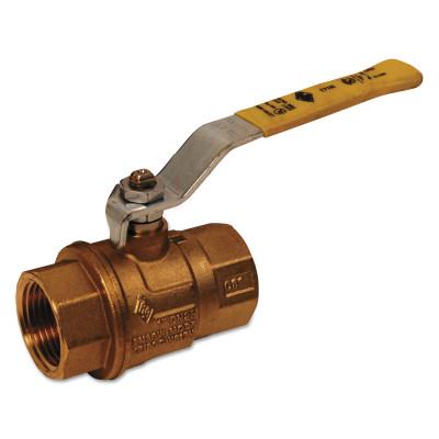 Dixon Valve Imported Brass Ball Valves, 1 1/4 in (NPT) Inlet, Female/Female, Brass, FBV125