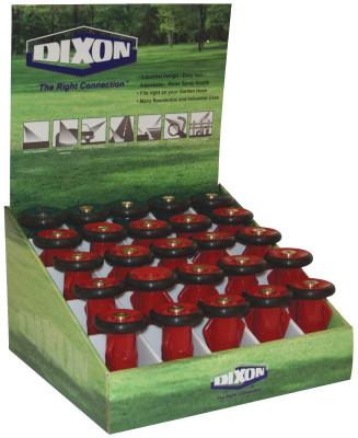 Dixon Valve Polycarbonate Fire Hose Nozzles, Counter Display, FNB75GHT-GD