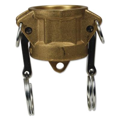 Dixon Valve Global Type DC Dust Caps, 1 1/2 in, Brass, G150-DC-BR