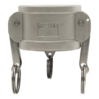 Dixon Valve Global Type DC Dust Caps, 3/4 in, 316 Stainless Steel, G75-DC-SS