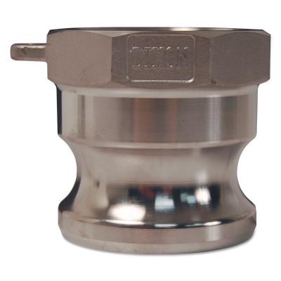 Dixon Valve Global Type A Adapters, 3 in (NPT), 316 Stainless Steel, G300-A-SS