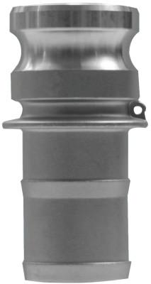 Dixon Valve Global Type E Adapters, 1 1/2 in, Hose Barb/Male, Aluminum, G150-E-AL