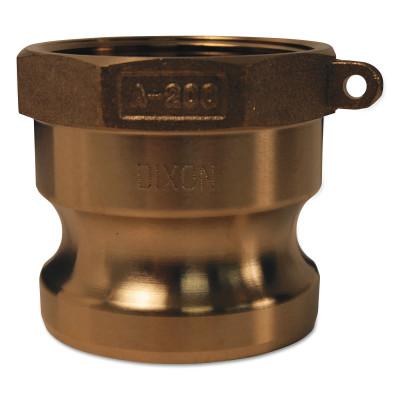 Dixon Valve Global Type A Adapters, 1 in (NPT), Brass, G100-A-BR