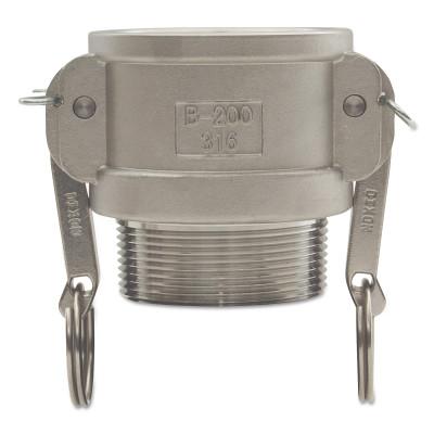 Dixon Valve Global Type B Couplers, 2 in (NPT), 316 Stainless Steel, G200-B-SS