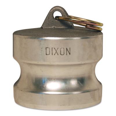 Dixon Valve Global Type DP Dust Plugs, 2 3/32 in Dia., 1 1/4 in, Aluminum, G125-DP-AL