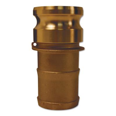 Dixon Valve Global Type E Adapters, 3 in, Hose Barb/Male, Brass, G300-E-BR