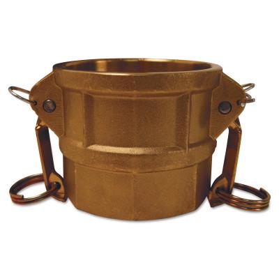 Dixon Valve Global Type D Couplers, 1 1/4 in (NPT), Female, Brass, G125-D-BR