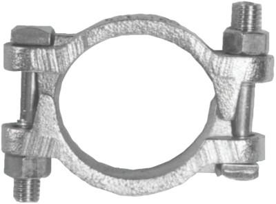 Dixon Valve Double Bolt Hose Clamps, 1 1/8"-1 3/16" Hose OD, Malleable Iron, 100/Bx, J48