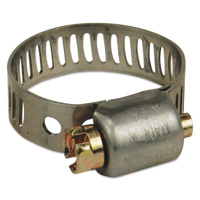 Dixon Valve MH Series Miniature Worm Gear Clamps,9/16-1 1/16" Hose OD, Stnls Steel 300, MH10