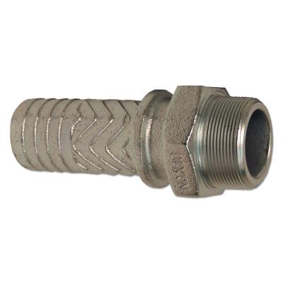 Dixon Valve Boss Stems, 1/4 in (NPT) Male, Steel, MS8X4