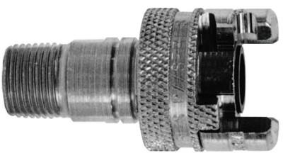 Dixon Valve Dual Lock Quick Acting Couplings, 1/2 in x 3/4 in (NPT), Male Coupling, 4PM6