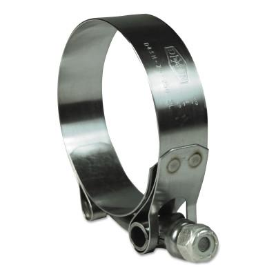 Dixon Valve T-Bolt Hose Clamps, 2 13/32"-2 11/16" Hose OD, Stainless Steel 300, 25/Bx, STBC263