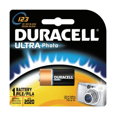 Duracell?? Lithium Battery, Cell, 3V, 123, 1 EA/PK, DL123ABPK