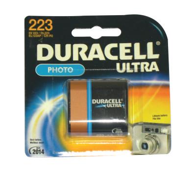 Duracell?? Lithium Battery, 6V, 223, 1 EA/PK, DL223ABPK