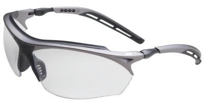 3M Maxim GT Safety Eyewear, Clear Lens, Anti-Fog, Black/Silver Frame, 7000052869