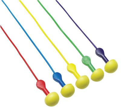 3M™ E-A-R™ Express™ Pod Plugs™ Earplug, Polyurethane, Blue/Yellow, Corded, 311-1115