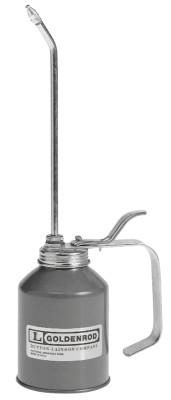 Goldenrod® Industrial Pump Oilers, 12 oz, Lever Action, Rigid 8 in Spout, 700