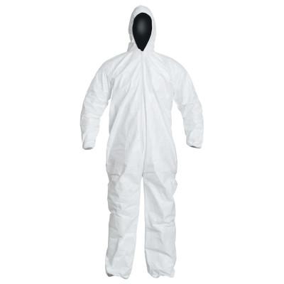 DuPont™ Tyvek IsoClean Coverall with attached Hood, White, 2X-Large, IC180S-2XL