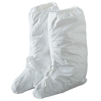 DuPont™ Tyvek IsoClean Boot Covers with PVC Soles, Ankle Ties, Large, White, IC457SWHLG01000B