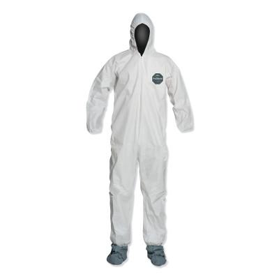 DuPont™_ProShield®_50_Hooded_Coveralls_w_Attached_Boots_and_Elastic_Wrists_White_6XL