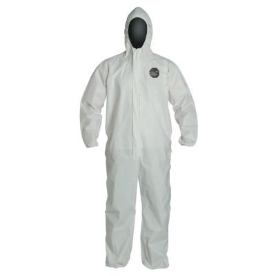 DuPont™ ProShield NexGen Coveralls with Attached Hood, White, Large, NG127S-NP-L