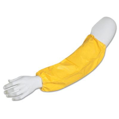 DuPont™ Tychem QC Sleeves, 18 in Long, Serged Closure, Yellow, QC500B