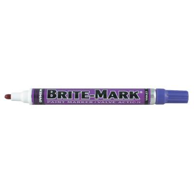 ITW Pro Brands BRITE-MARK® Medium Paint Marker, Silver, Medium, Bullet, Acrylic, 84050