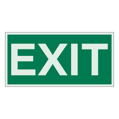 Brady® Exit Signs, Green on White, 59330