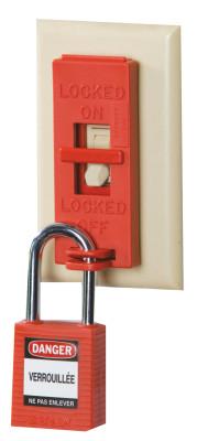 Brady® Wall Switch Lock Box, Red, 65696
