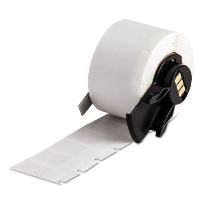Brady® TLS 2200/TLS PC Link Labels,  1/2 in x 1 in, White/Translucent, PTL-17-427