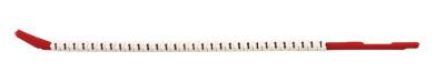 Brady® Clip Sleeve Wire Markers, 3 in x 8.4 in, "1", Black on White, SCN10-1