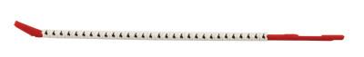 Brady® Clip Sleeve Wire Markers, 2.7 in x 9 in, "4", Black on White, SCN10-4