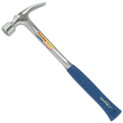 Estwing Framing Hammer, Steel Head, Straight Steel Handle, 16 in, 2.44 lb, E3-28S