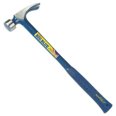 Estwing Builders Series Framing Hammer, Large Face, Straight Steel Handle, 18 in, 2.3 lb, E3-25S