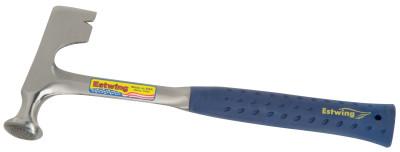 Estwing Shingler's Hammer w/Replaceable Gauges, 1 7/8 in Cut, Steel Handle, E3-S
